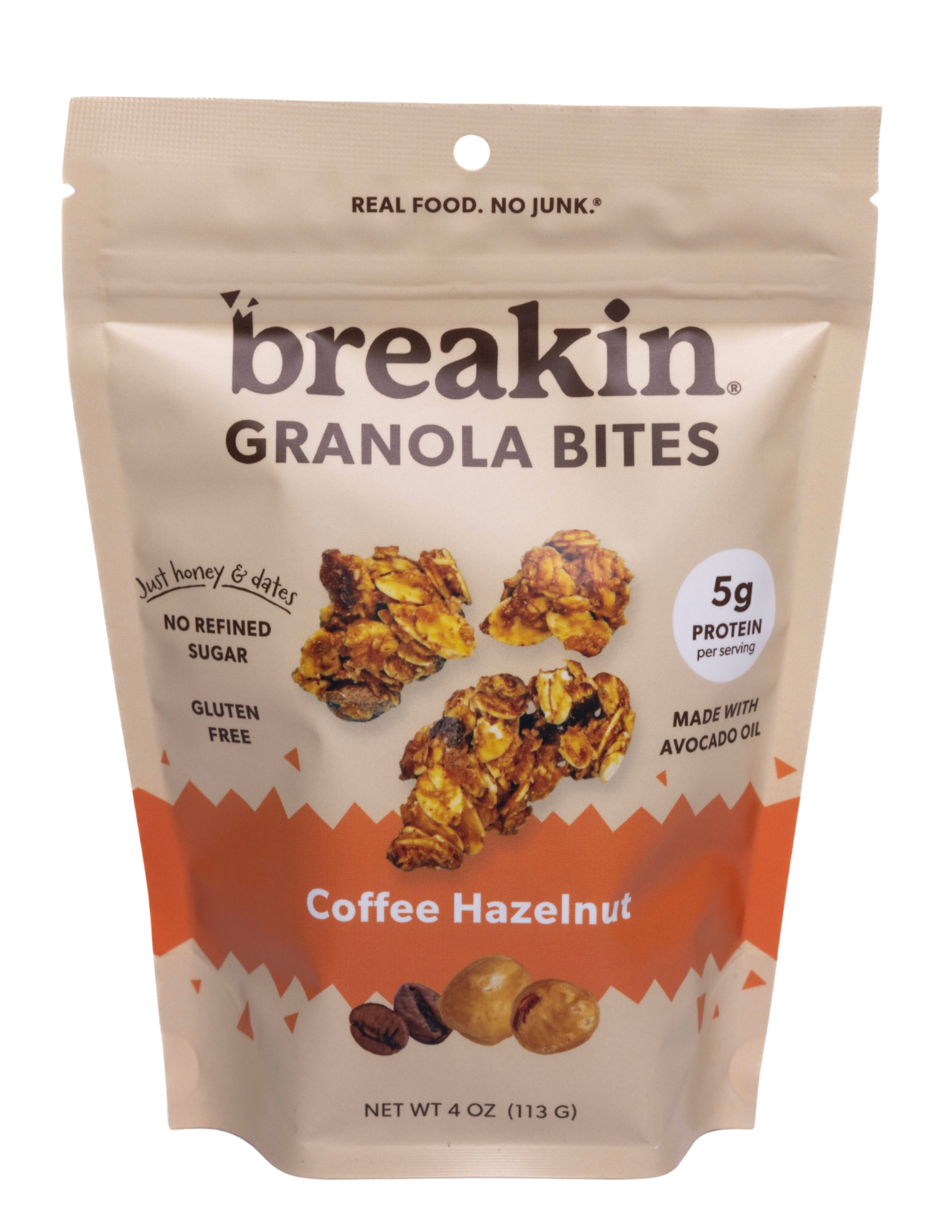 Breakin Snacks Coffee Hazelnut Bites