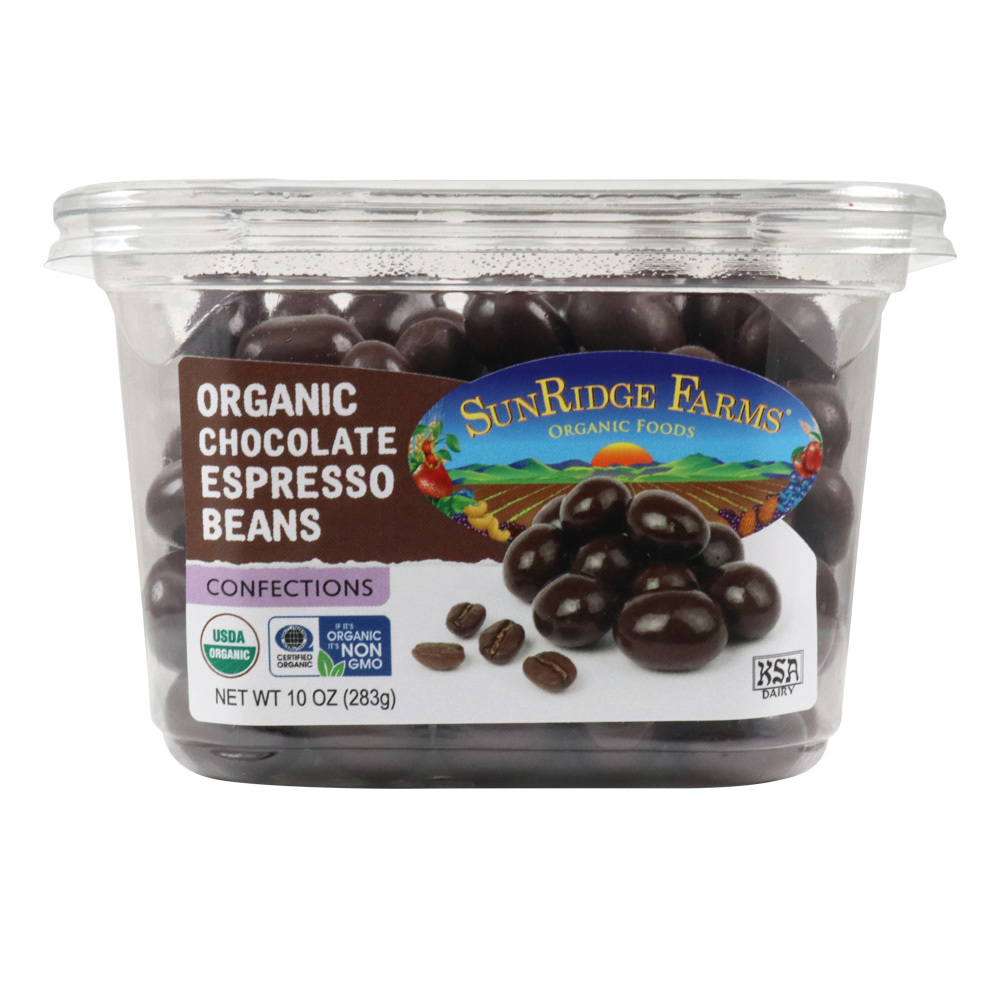 SunRidge Farms Dark Chocolate Covered Organic Espresso Bean