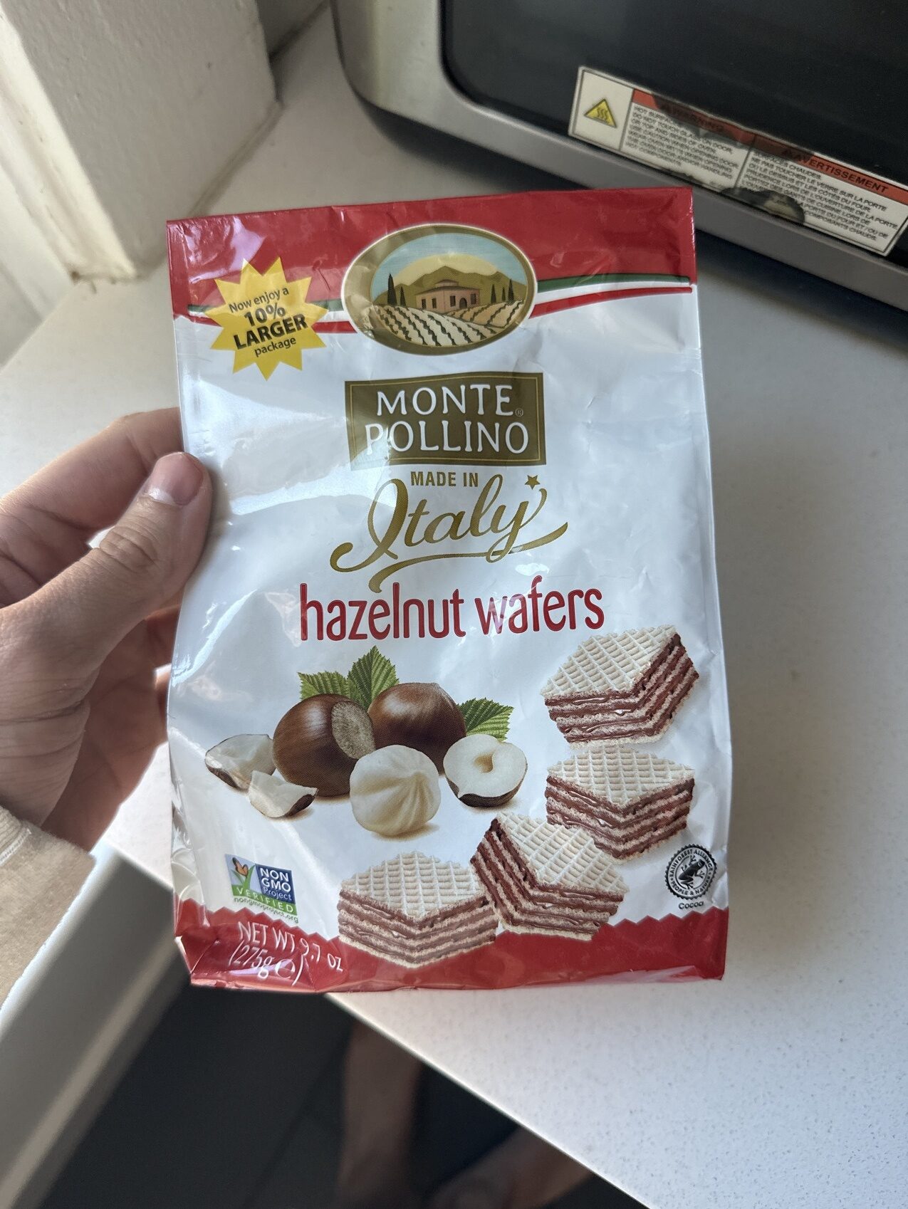 Monte Pollino Hazelnut Wafers