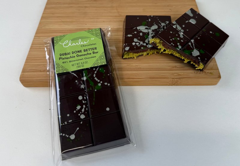 Charles Chocolates Dubai Ganache Bar