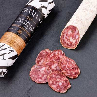 Fra' Mani Sea Salt and Peppercorn Salame Chub