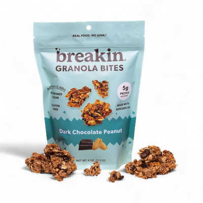Breakin Snacks Dark Chocolate Peanut Bites