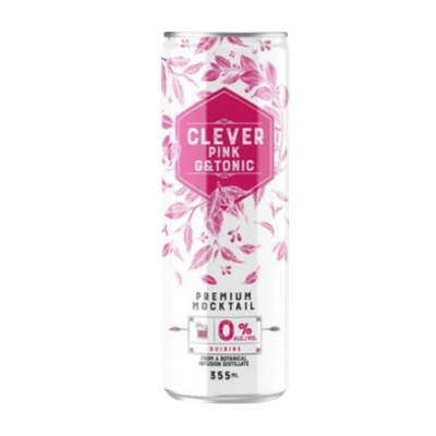 Clever Mocktails Clever Pink G & Tonic Premium Mocktail
