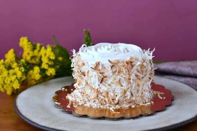 Little Bee Baking Coconut-Cardamom Cake