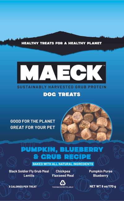 MAECK Pumpkin & Blueberry Grub Dog Treats