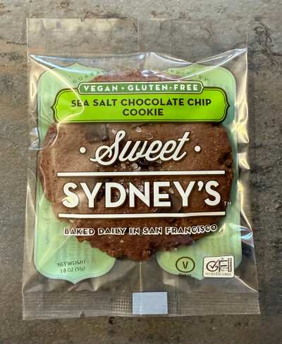 Sweet Sydney's Vegan Gluten Free Sea Salt Chocolate Chip Cookie