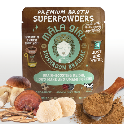 Māla Girl Mushroom Brainiac Broth Powder