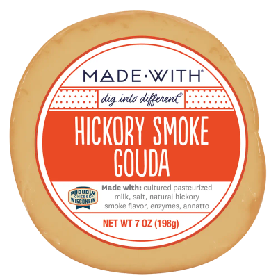 Madewith Hickory Smoke Gouda Cheese