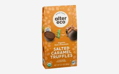 Alter Eco Salted Caramel Organic Dark Chocolate Truffles