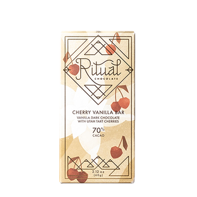 Cherry Vanilla Dark Chocolate Bar