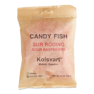 Kolsvart Sour Raspberry Fish