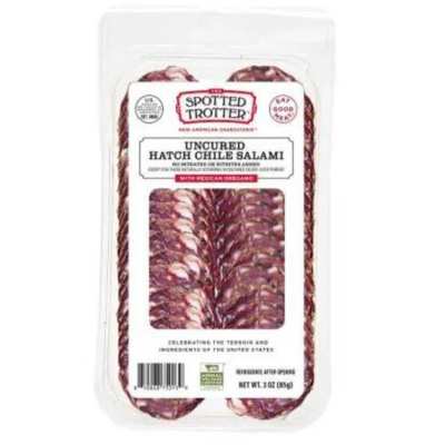 The Spotted Trotter Uncured Hatch Chile Salami With Mexican Oregano