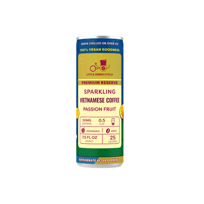 Little Green Cyclo Sparkling Passion Fruit Vietnamese Coffee