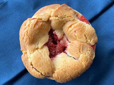 Shampa's Strawberry Rhubarb Cobbler