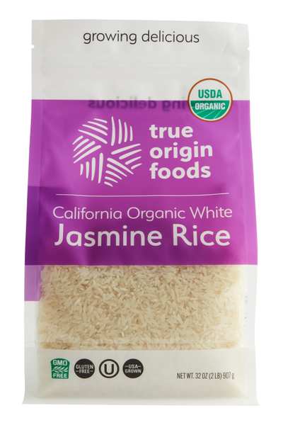 True Origin Foods California Organic White Jasmine Rice