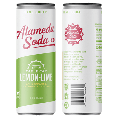 Alameda Soda Co. Cable Car Lemon Lime Soda