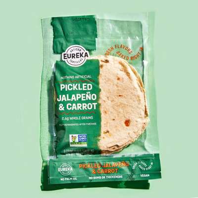 Eureka Tortilla Non-GMO Pickled Jalapeno & Carrot Tortilla