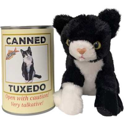 Canned Tuxedo Cat