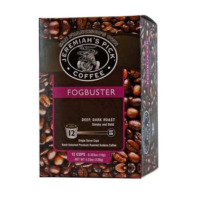 Jeremiah's Pick Coffee Dark Roast Fogbuster Organic 100% Arabica Beans Coffee