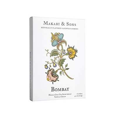 Makabi & Sons Bombay Masala Chai Tea Shortbread With Vanilla Cream